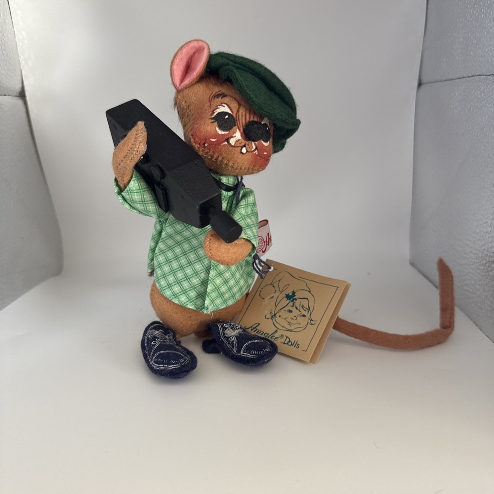 NEW‎ Annalee Doll #2018 Video Mouse Videographer Photographer 1991